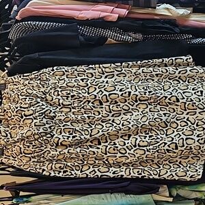 Strapless leopard dress Lane Bryant 18 20
